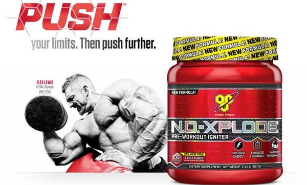 no xplode 3.0 pre workout pompante ed ergogenico con creatina, arginina, caffeina e molto altro